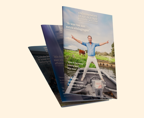 Project afbeelding voor Ondernemersmagazine Rijssen-Holten  - Verhalen met gevoel uit Rijssen-Holten